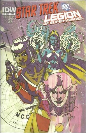 Star Trek/Legion of Super-Heroes issue 6-B Jeff Moy 1:5 Cover