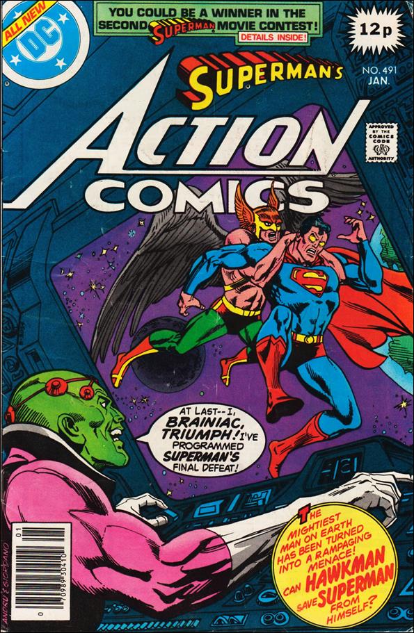 Action Comics (1938) issue 491-C UK Price Cover