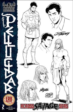 Pellucidar: Across Savage Seas issue 2-B Character Design Cover 1/350