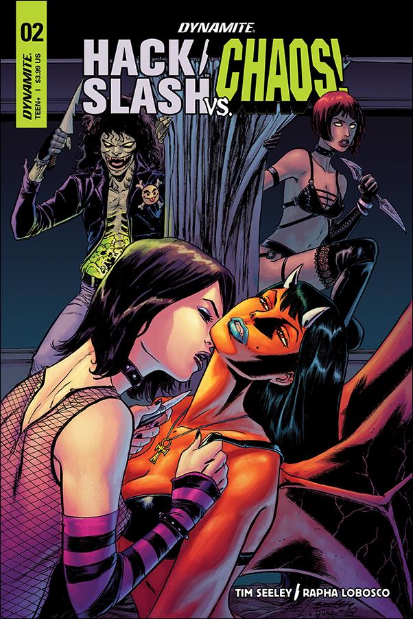 Hack/Slash vs Chaos issue 2 Tim Seeley Cover