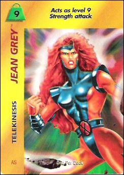 Marvel OverPower (Base Set) card nn133 Jean Grey: Telekensis