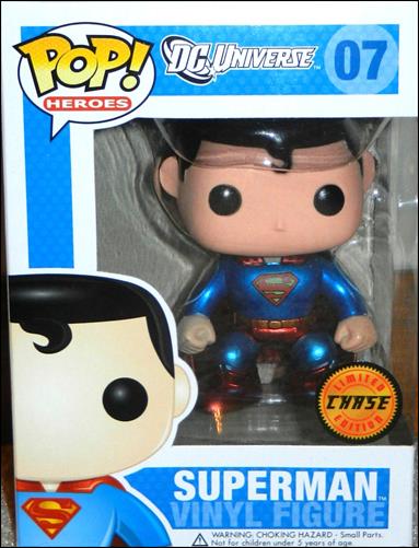 POP! Heroes figure 7-B Superman (Metallic) Chase