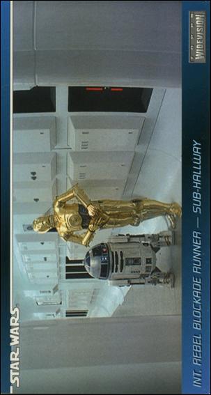 Star Wars Widevision Pepsi MailAway (Promo) card 4 Int. Rebel Blockade Runner - Sub-Hallway
