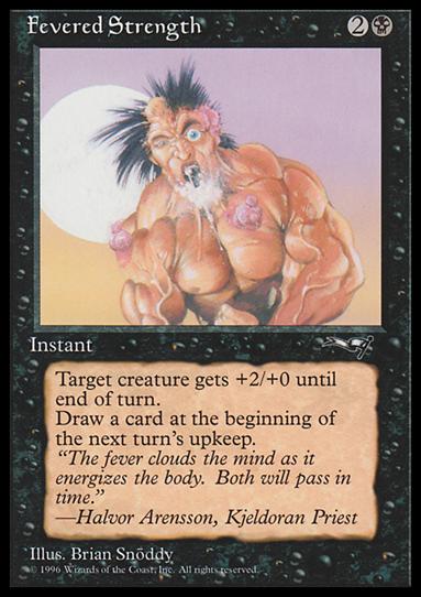 Magic the Gathering: Alliances (Base Set) card 50-B Fevered Strength