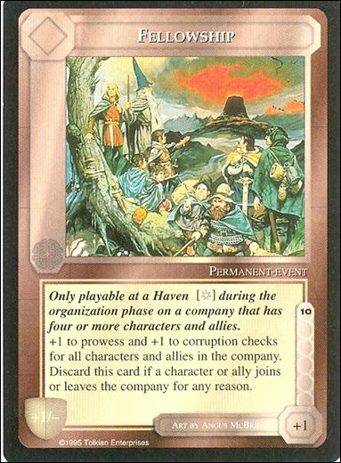 Middle-Earth: The Wizards (Base Set) card 163 Fellowship