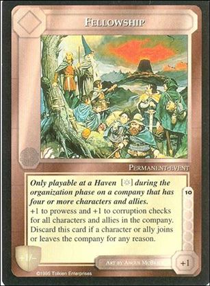 Middle-Earth: The Wizards (Base Set) card 163 Fellowship
