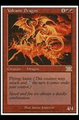 Magic the Gathering: 6th Edition (Base Set) card 214 Volcanic Dragon