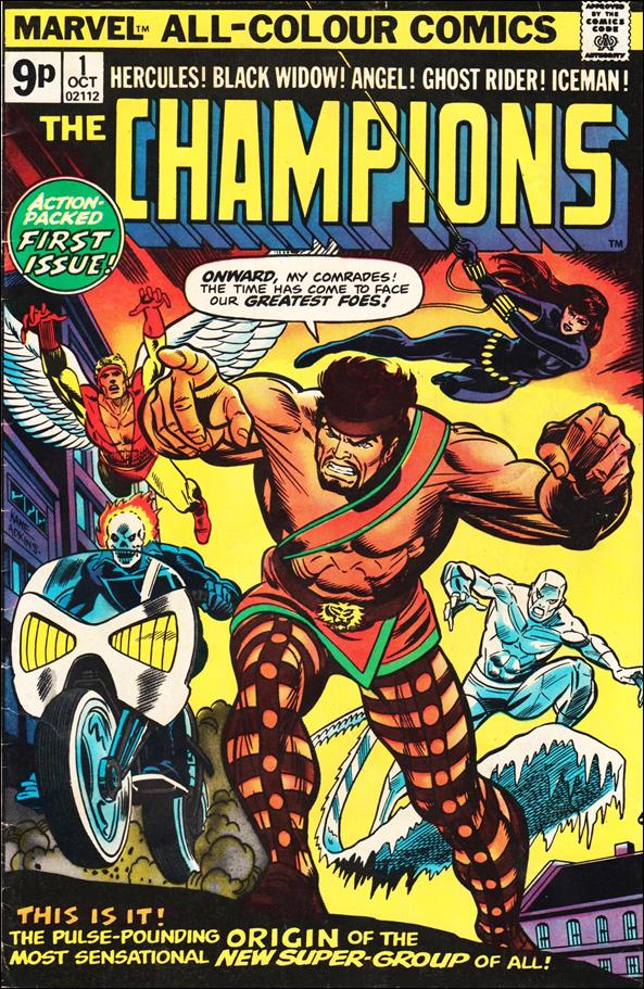 Champions (1975) issue 1-B UK Price Cover