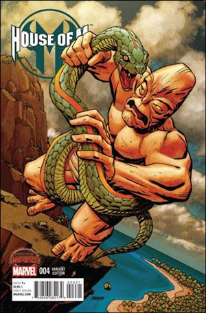 House of M (2015) issue 4-B Dave Johnson 1:10 Kirby Monsters Cover