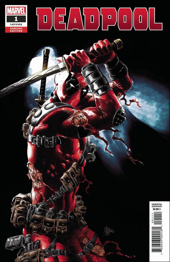 Deadpool (2018) issue 1-F Mike Deodato Jr 1:25 Cover