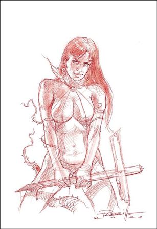 Vengeance of Vampirella (2019) issue 9-N Lucio Parrillo 1:35 Red Tint Virgin Sketch Cover