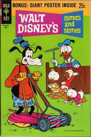 Walt Disney's Comics and Stories (1940) issue 356-B 25 Cent Cover