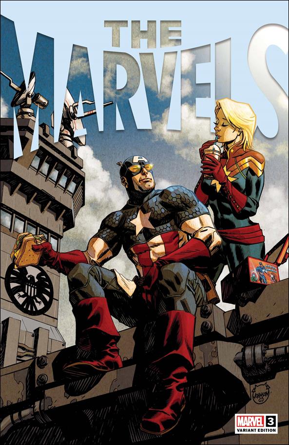 Marvels (2021) issue 3-B Dave Johnson 1:25 Cover