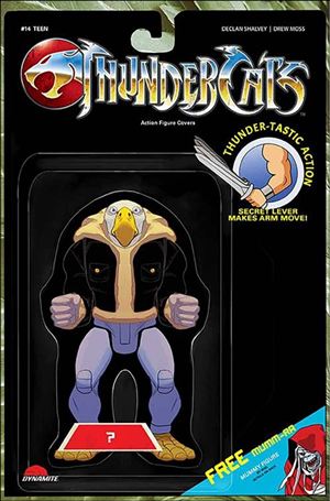 Thundercats (2024) issue 14-F Drew Moss Action Figure Cardstock Cover