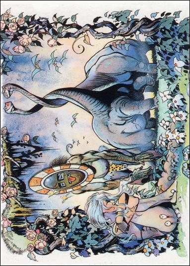 Art Suydam (Base Set) card 83 Libby in the Lost World