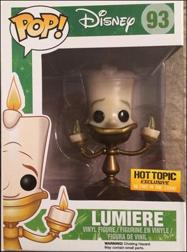 POP! Disney figure 93-B Lumiere (Glow in the Dark)
