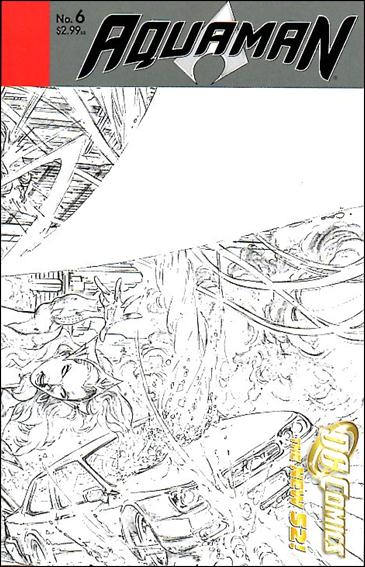 Aquaman (2011) issue 6-B Wraparound 1:25 Sketch Cover