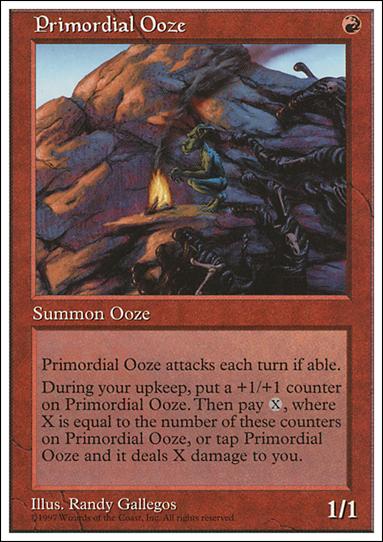 Magic the Gathering: 5th Edition (Base Set) card 262 Primordial Ooze