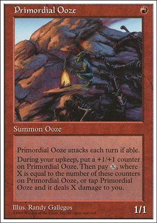 Magic the Gathering: 5th Edition (Base Set) card 262 Primordial Ooze