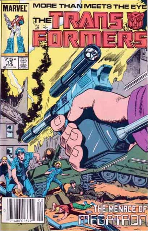 Transformers (1984) issue 13-B Newsstand Cover