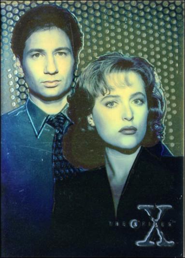 X-Files: Series One (Finest Chromium Subset) card X1 Agents Mulder and Scully