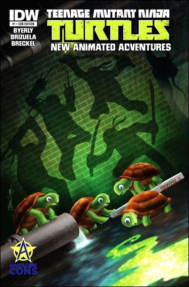 Teenage Mutant Ninja Turtles New Animated Adventures issue 1-E Steve Conley AwesomeCons Cover 1/1000