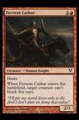 Magic the Gathering: Avacyn Restored (Base Set) card 135 Fervent Cathar