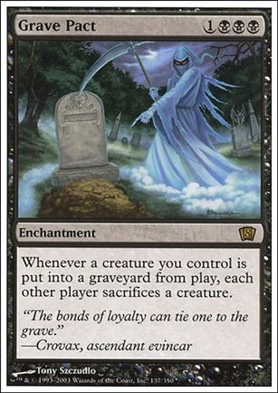 Magic the Gathering: 8th Edition (Base Set) card 137 Grave Pact