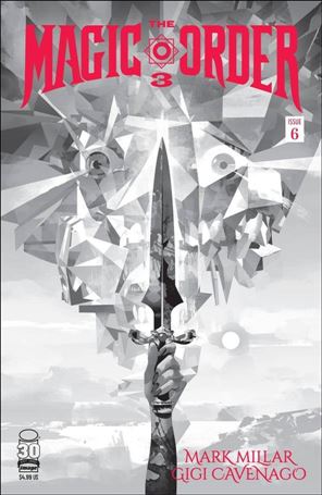 Magic Order 3 issue 6-B Gigi Cavenago B&W Cover