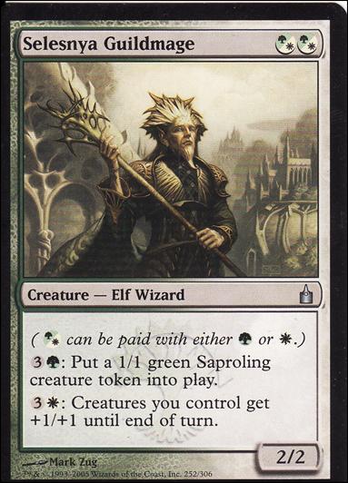 Magic the Gathering: Ravnica (Base Set)  card 252 Selesnya Guildmage
