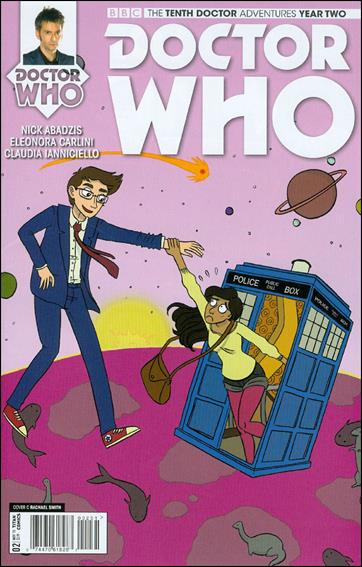 Doctor Who: The Tenth Doctor Year Two issue 2-C Marc Ellerby Cover