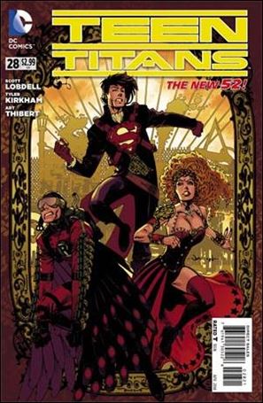 Teen Titans (2011) issue 28-B Jason Pearson 1:25 Steampunk Cover