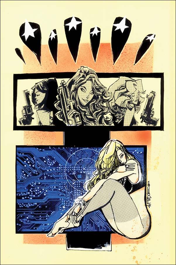 Charlie's Angels vs The Bionic Woman issue 1-F Jim Mahfood 1:30 Virgin Cover