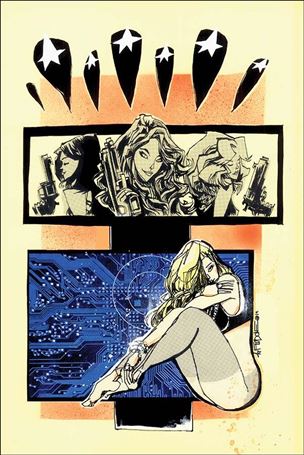 Charlie's Angels vs The Bionic Woman issue 1-F Jim Mahfood 1:30 Virgin Cover