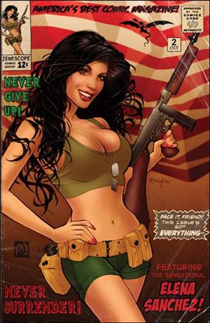 B.A.R. Maid issue 2-D Franchesco! Moore Editions Cover 1/500