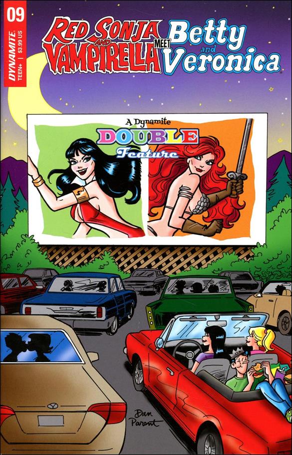 Red Sonja and Vampirella Meet Betty and Veronica issue 9-D Dan Parent Cover