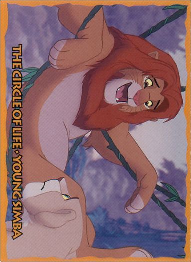 Lion King: Series 1 (Base Set)  card 79 The Circle of Life - Young Simba