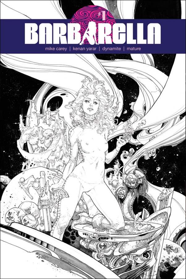 Barbarella (2017) issue 1-N Kenneth Rocafort 1:40 Black & White Cover
