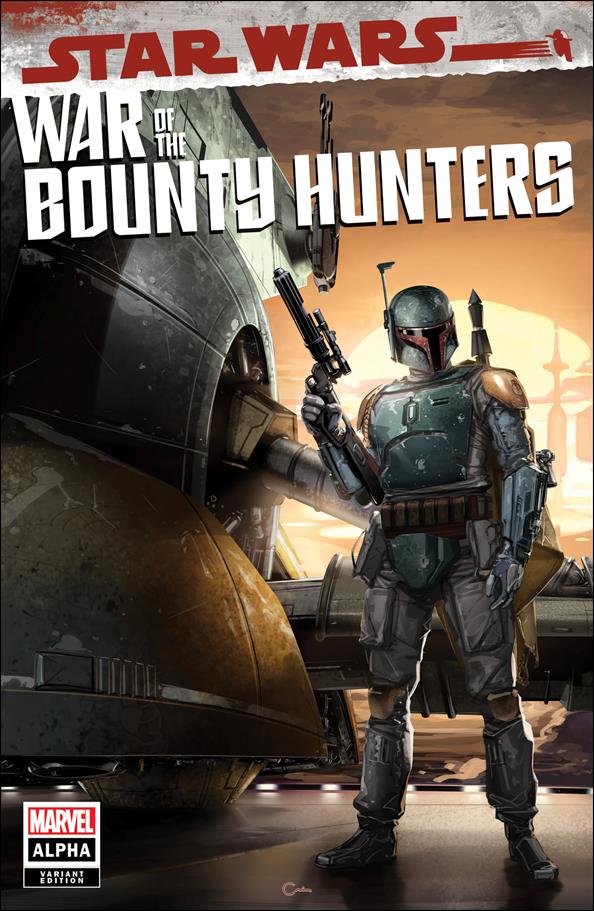 Star Wars: War of the Bounty Hunters Alpha issue Alpha-TJ Clayton Crain Black Flag Comics Cover