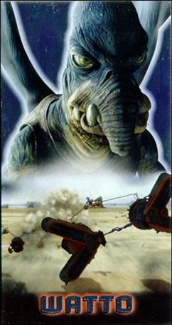 Star Wars: Episode I Widevision: Series 1 (Mirror Foil Subset) card F6 Watto
