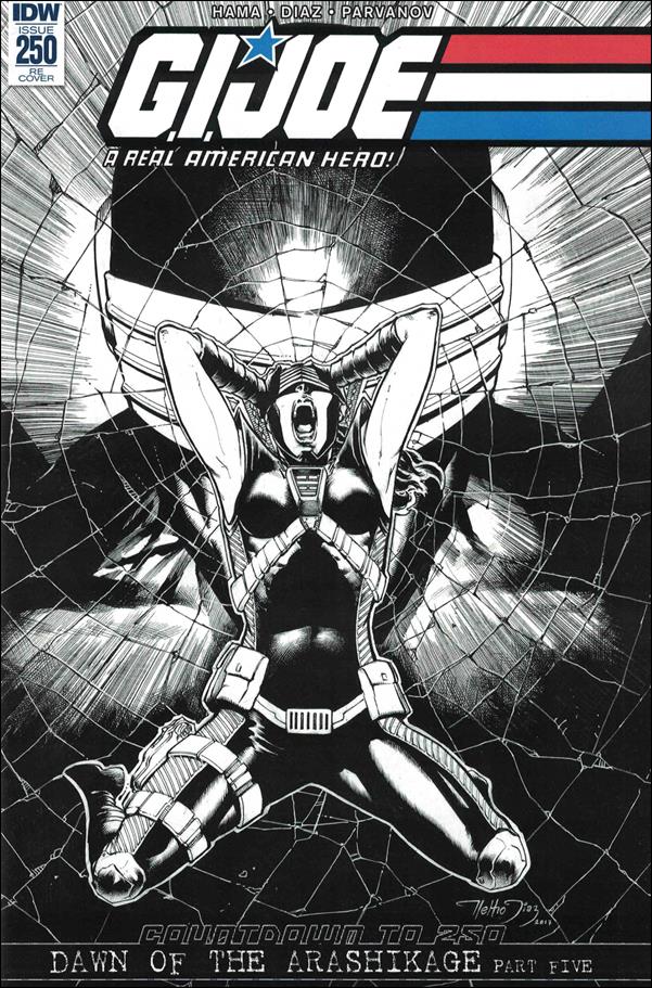 G.I. Joe: A Real American Hero issue 250-K Netho Diaz Black & White Convention Cover