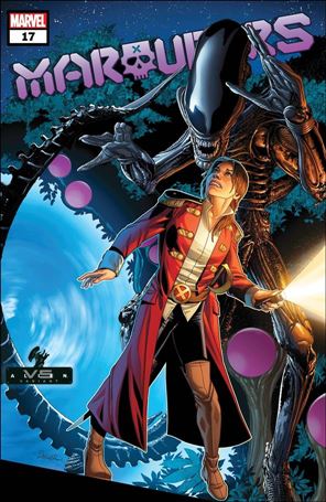 Marauders (2019) issue 17-B Salvador Larroca Marvel vs Alien Cover