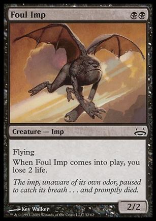 Magic the Gathering: Duel Decks: Divine vs. Demonic (Base Set) card 32 Foul Imp