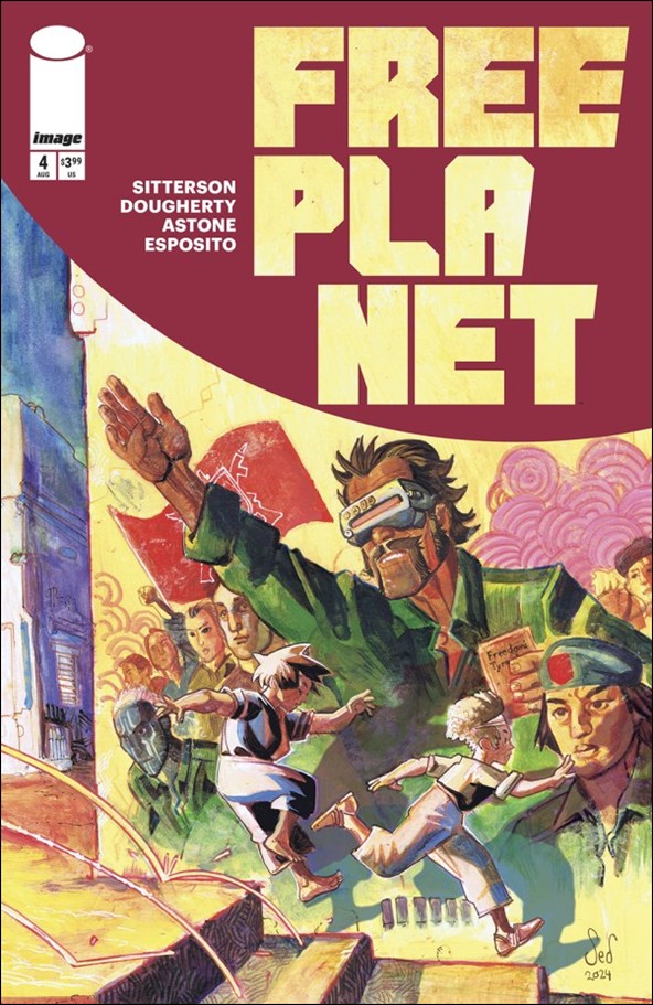 Free Planet (2025) issue 4-C Jed Dougherty Foil 1:25 Cover