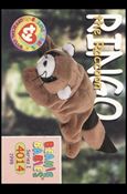 Beanie Babies Series 1 (Base Set) card 110 Ringo the Raccoon