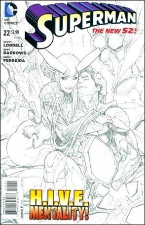 Superman (2011) issue 22-B 1:25 Sketch Cover