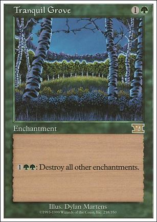 Magic the Gathering: 6th Edition (Base Set) card 258 Tranquil Grove