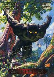 1994 Marvel Masterpieces (Gold-Foil Signature Parallel Base Set) card 8 Black Panther