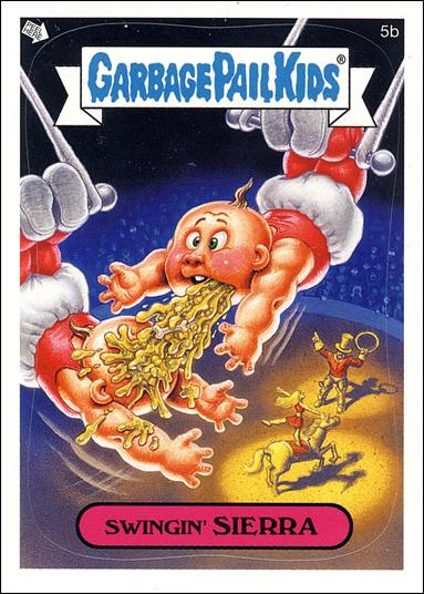Garbage Pail Kids All-New Series 4 (Base Set) card 5b Swingin' Sierra