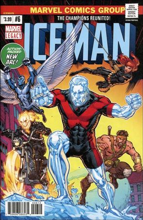 Iceman (2017) issue 6-D Michael Ryan Homage Cover (2nd Printing)